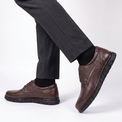 Derbies en Marron – Confort Premium