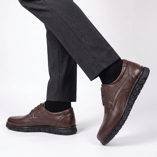Derbies en Marron – Confort Premium