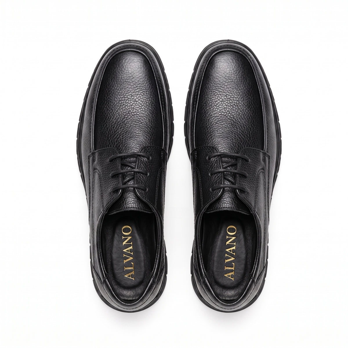 Derbies en Noir – Confort Premium
