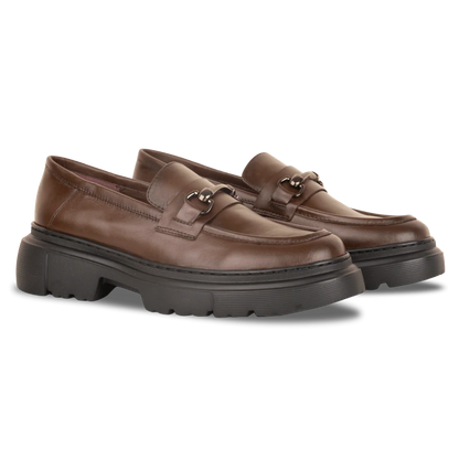 Mocassin Femme - Cuir Marron