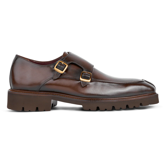 Chaussures à boucles - Cuir Marron